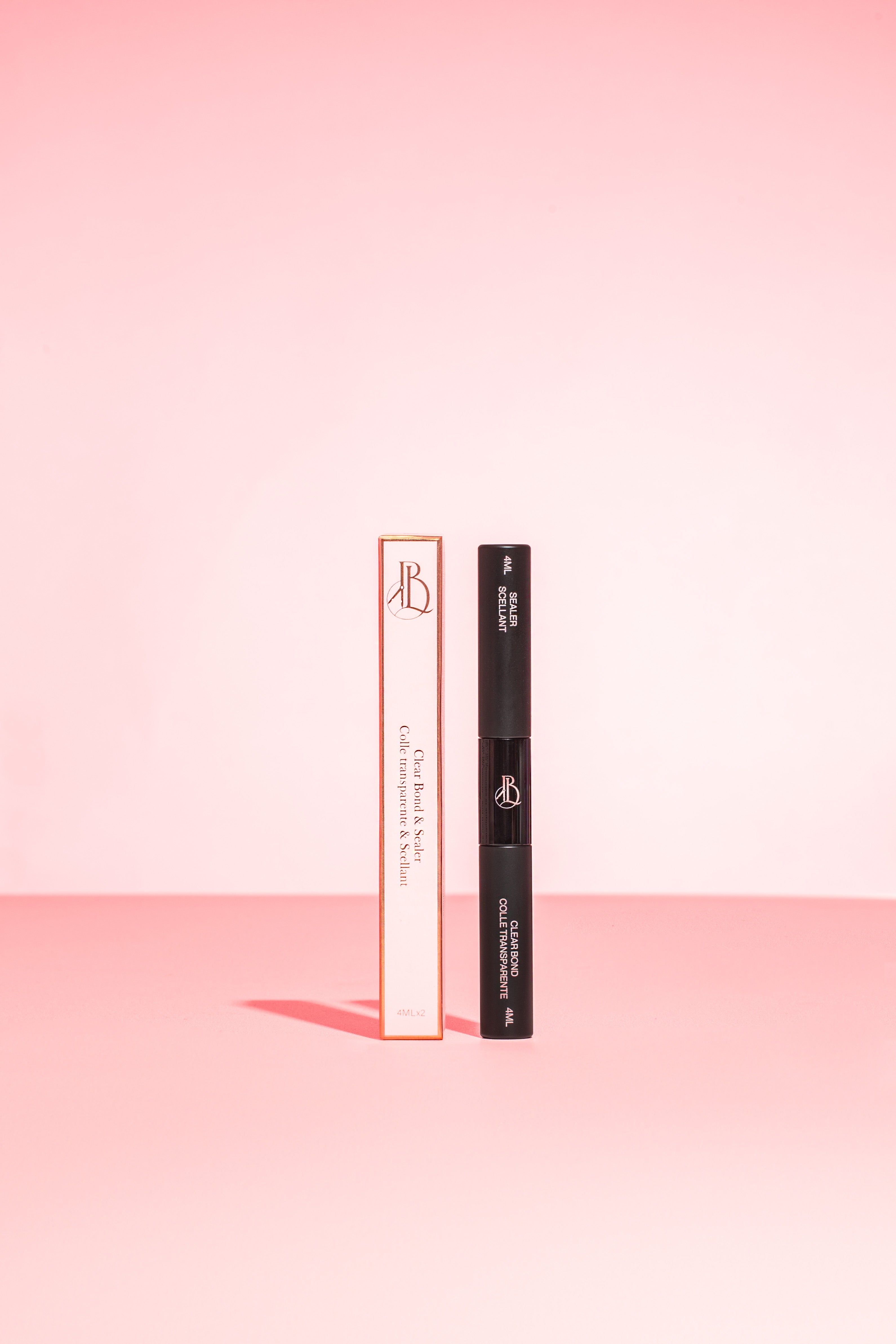 Tube duo de colle transparente et de scellant